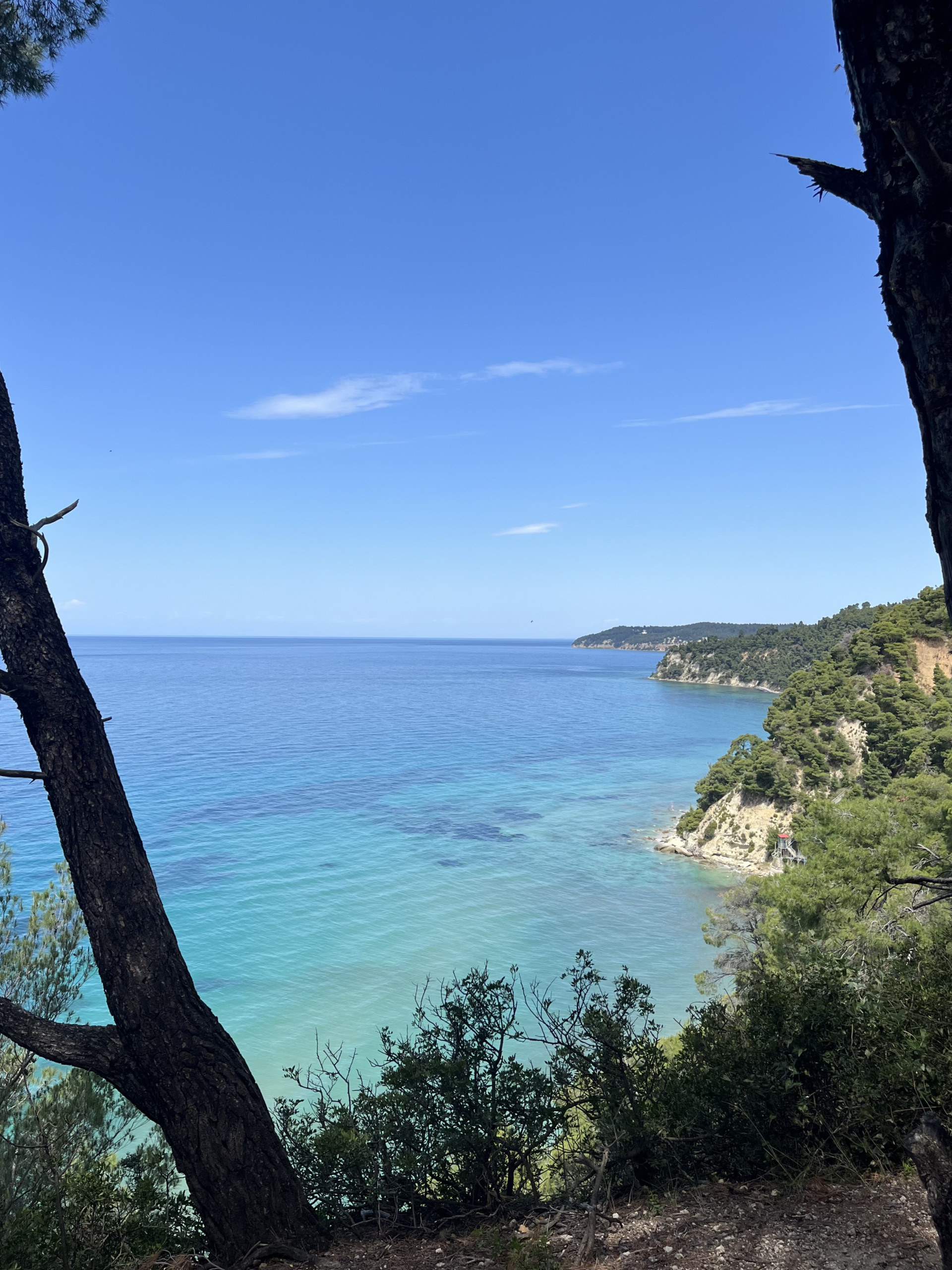 Παραλιακό μονοπάτι πεζοπορίας Σάνι Σίβηρη Κασσάνδρα Χαλκιδική